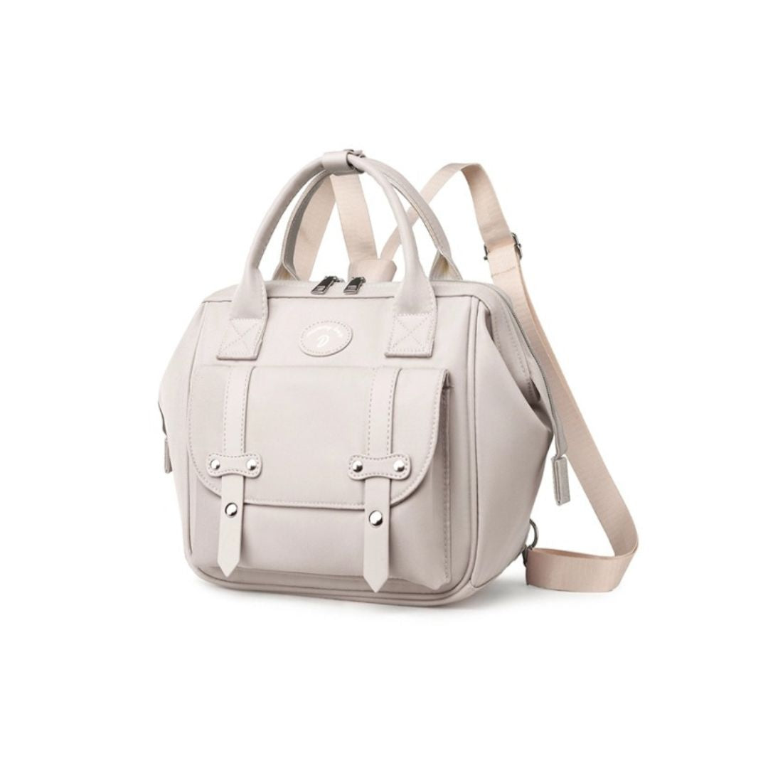 Satchel Diaper Backpack – Beige