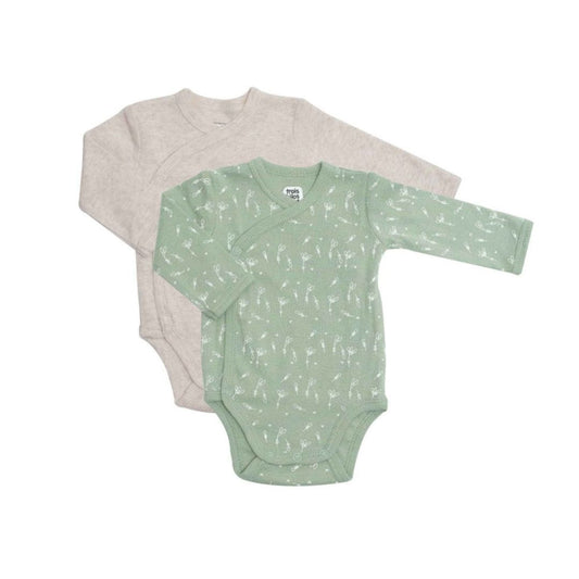 Trois Kilos Sept Set of 2 Long-Sleeve Bodysuits