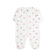 Trois Kilos Sept Long-Sleeve Sleepsuit – Red Hearts (3 Months)