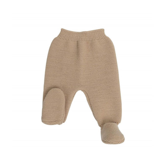 Trois Kilos Sept: Knitted Trousers – Caramel (0-1 Month)
