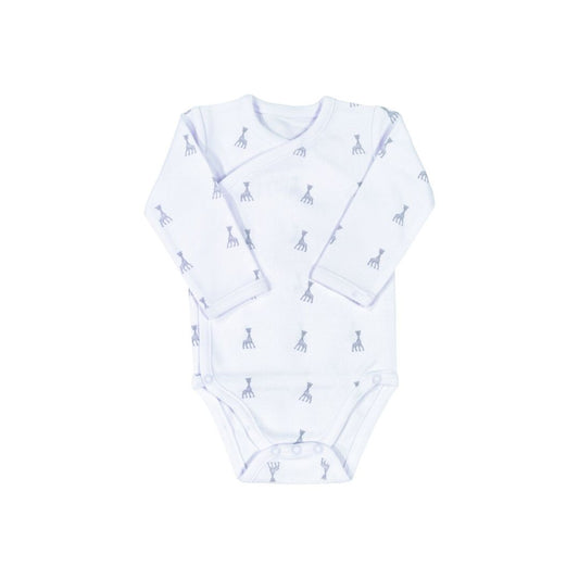Trois Kilos Sept Sophie la Girafe Long-Sleeve Newborn Bodysuit