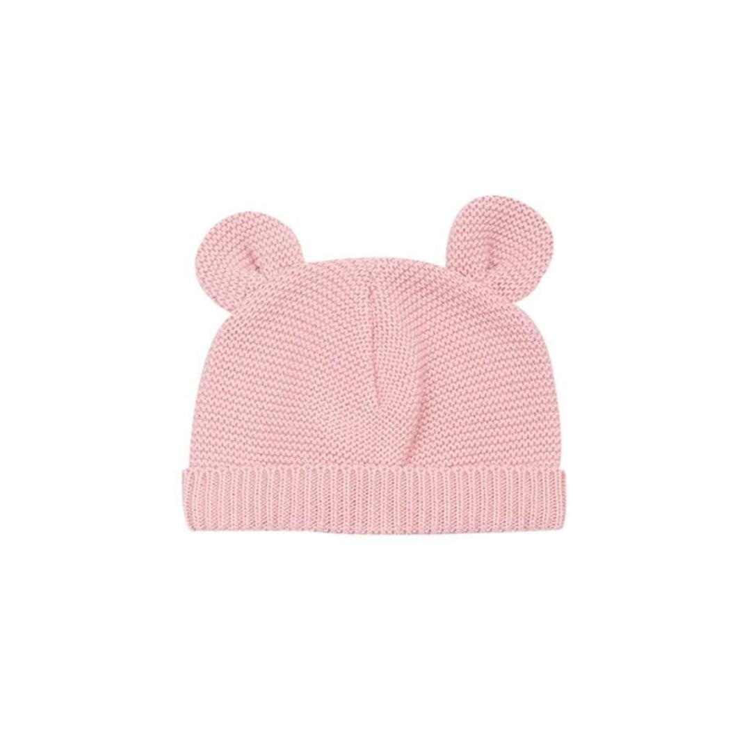 Trois Kilos Sept: Knitted Newborn Hat – Rose (0-1 Month)