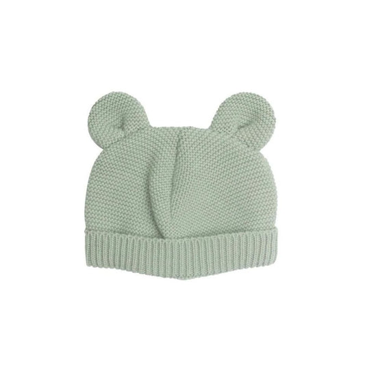 Trois Kilos Sept: Knitted Newborn Hat – Olive Green (0-1 Month)