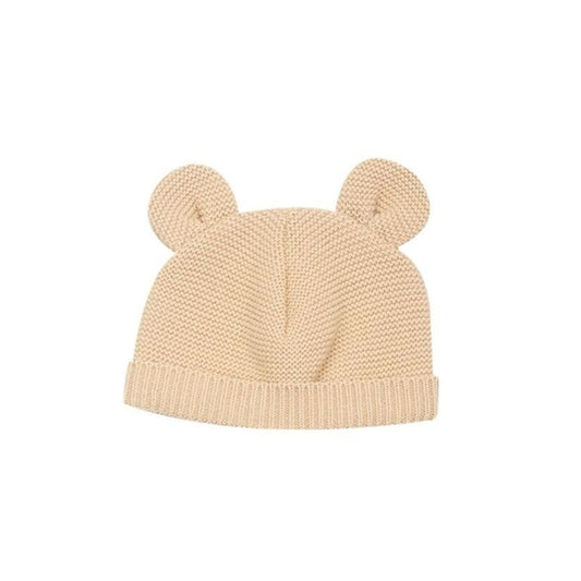 Trois Kilos Sept Knitted Newborn Hat – Caramel (0-1 Month)