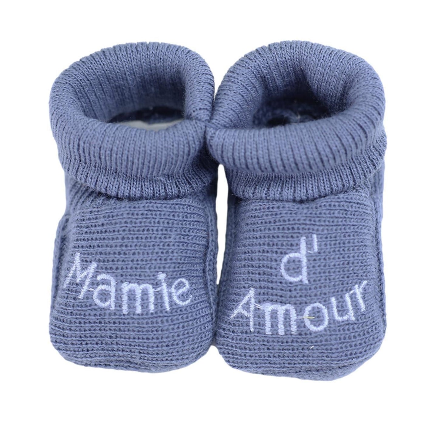Trois Kilos Sep Mamie d'Amour Newborn Booties – Multicolored