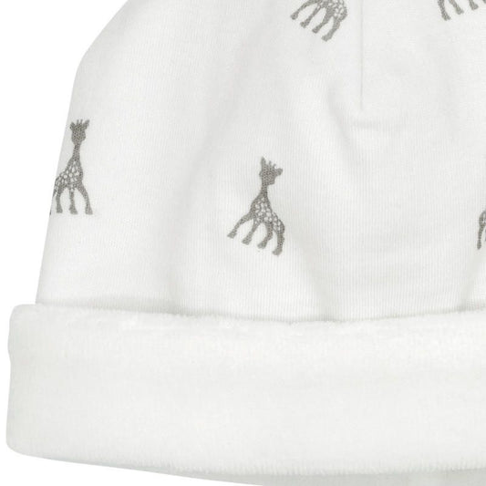 Sophie la Girafe® Newborn Hat – White/Grey