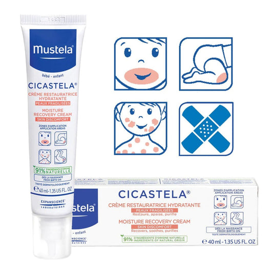 Mustela Cicastela Moisture Recovery Cream – Skin Discomfort Relief