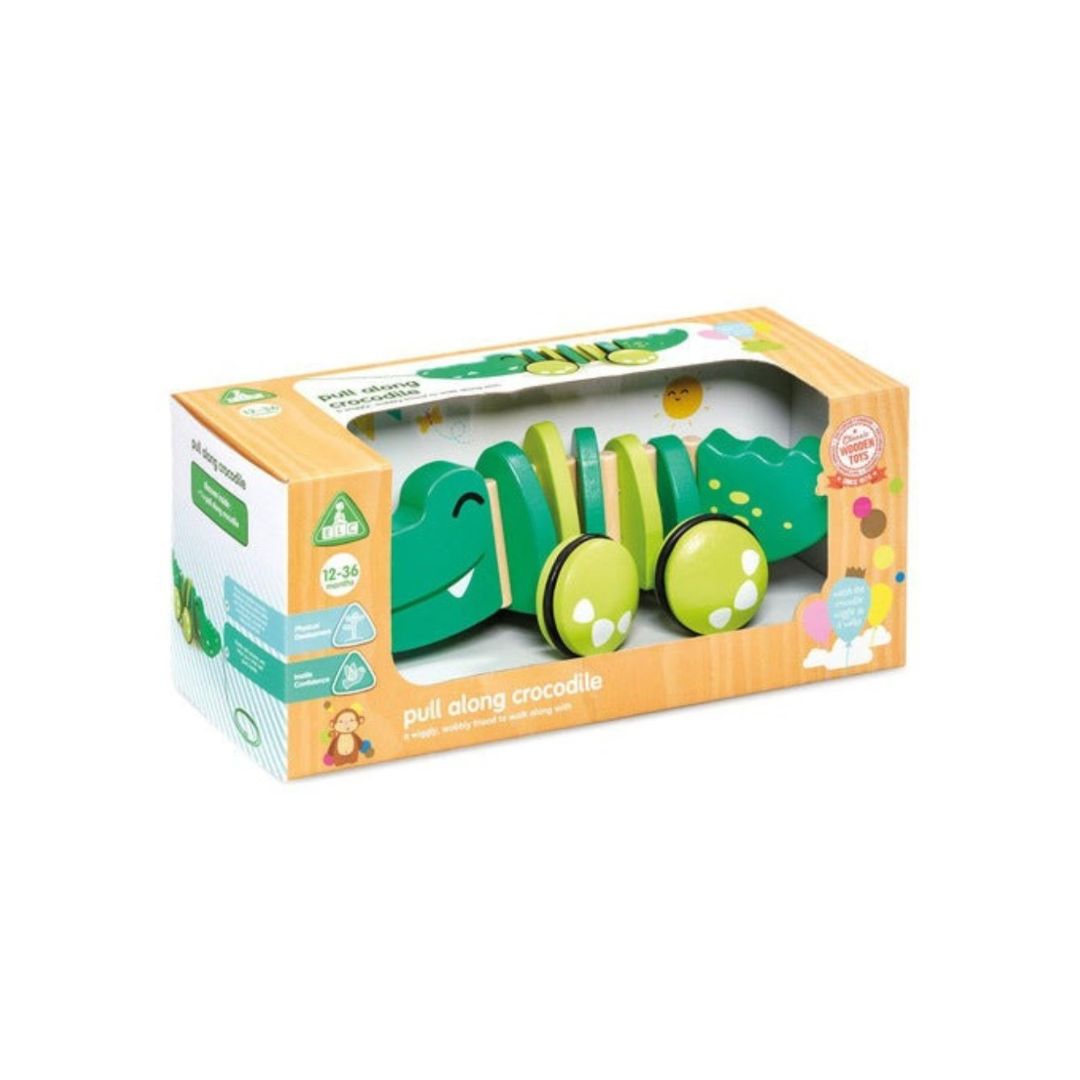 Early Learning Centre Wooden Pull Along Crocodile