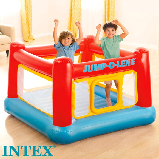 Intex Playhouse Jump-O-Lene Inflatable Bouncer (Ages 3–6)