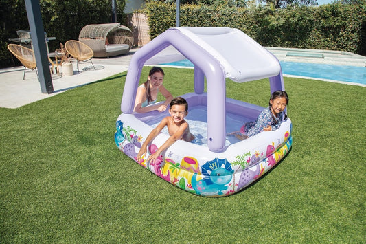 Intex Sun Shade Inflatable Kids Pool (157 x 157 x 122 cm)