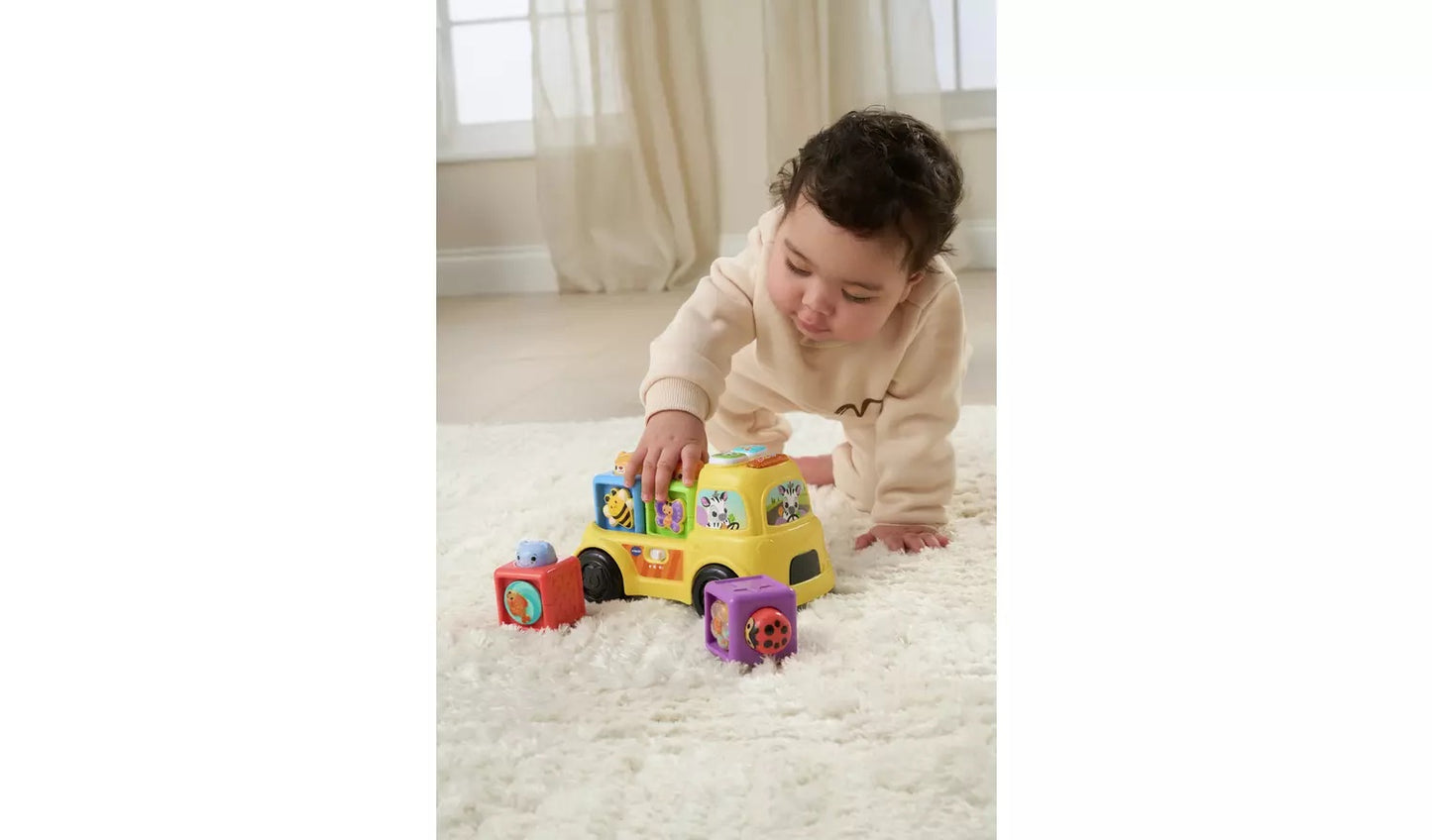 VTech Baby: Pop-a-Block Truck Interactive Learning Toy
