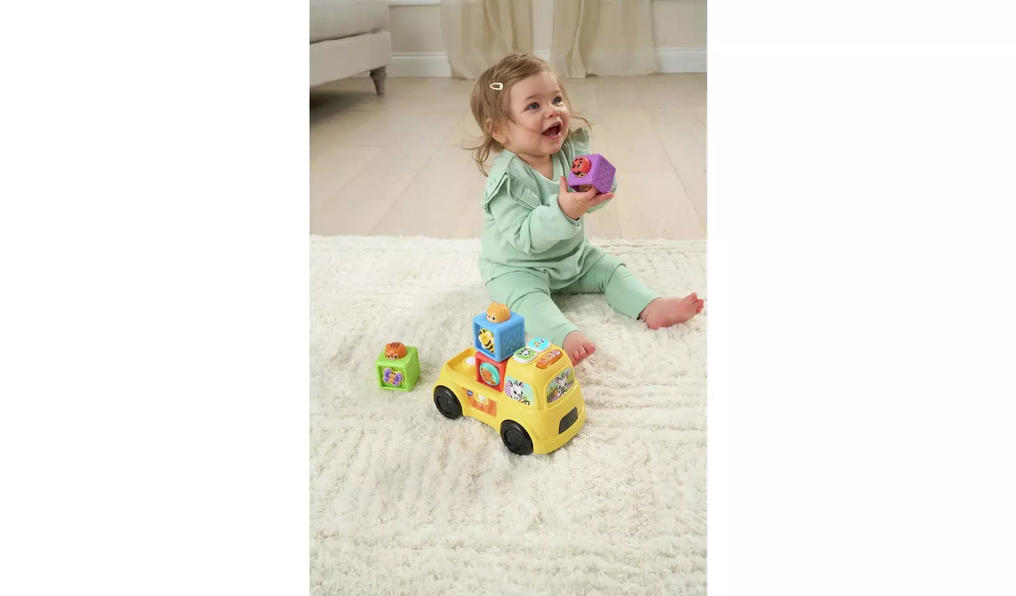 VTech Baby: Pop-a-Block Truck Interactive Learning Toy