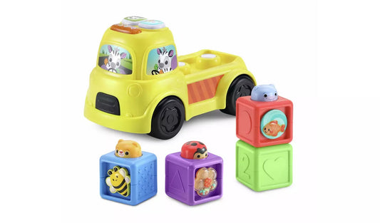 VTech Baby: Pop-a-Block Truck Interactive Learning Toy