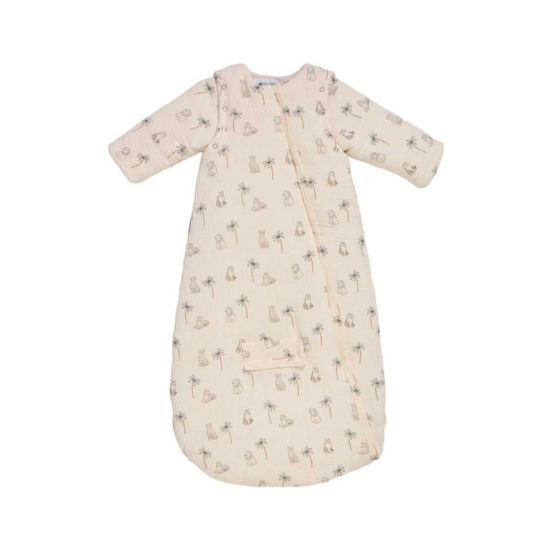 CANDIDE 90cm Travel Blanket Sleep Sack – White Tiger Print