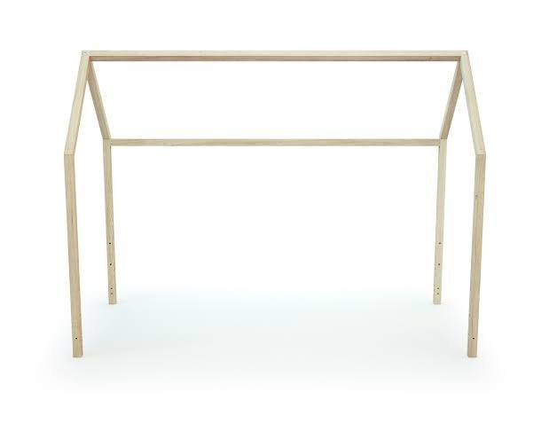 Jurababy: Toit Cabane SONHO Mini (70 x 140 cm) - Wooden House Bed Canopy Roof Frame