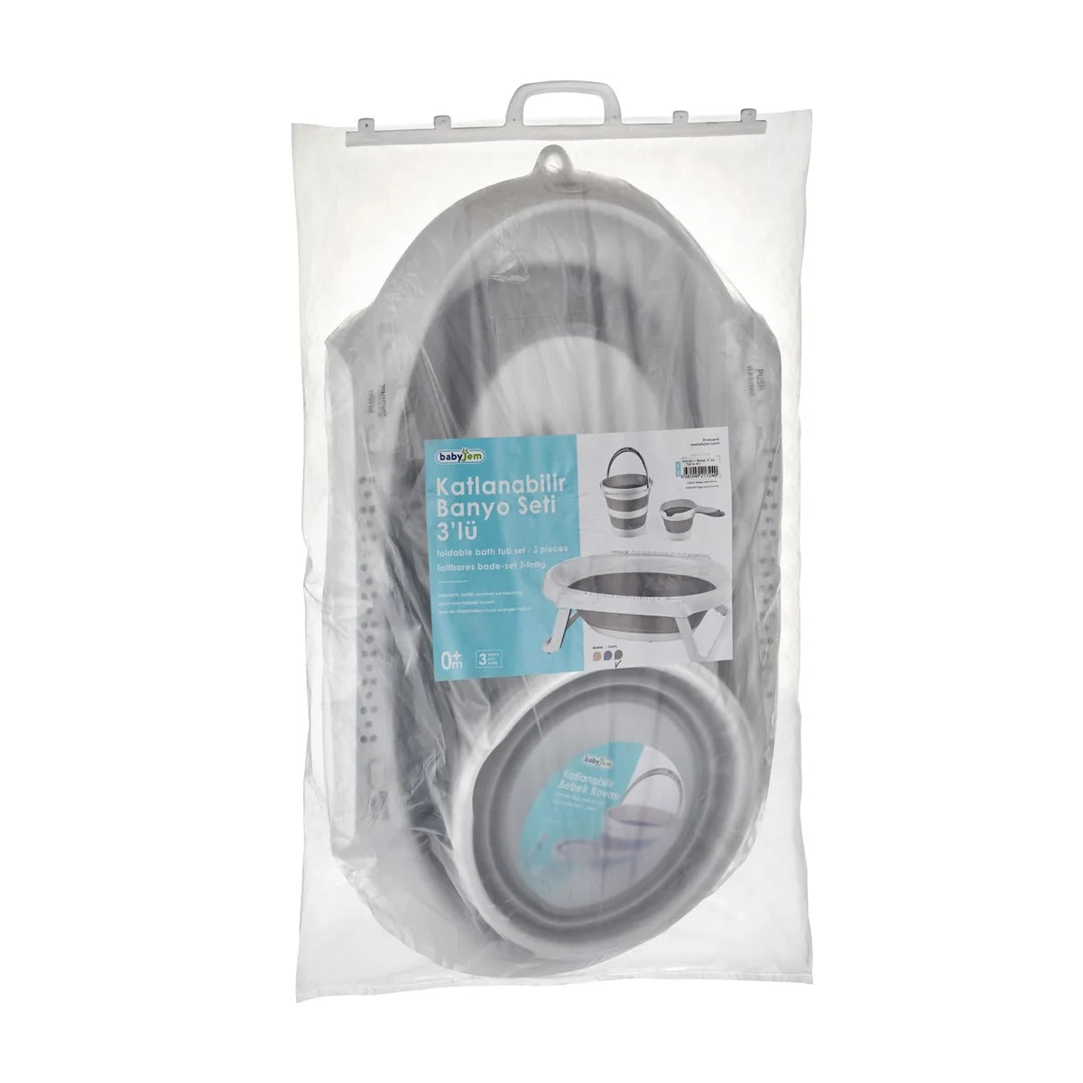 3-Piece Folding Bath Set