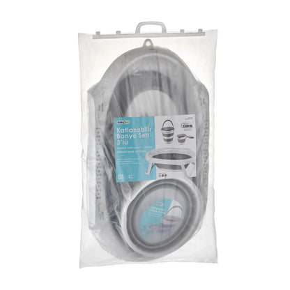 3-Piece Folding Bath Set
