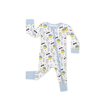 TeeJayz Cool Dude Bamboo Zippy Onesie 9-12 Months