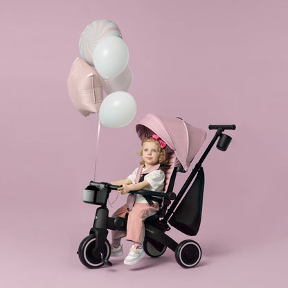 JAZZ 2 5-in-1 3-Part Children's Tricycle - Pink