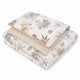 KOELL: Premium Bedding Set with Integrated Filling - Safari Collection (120x90 cm / 40x60 cm)