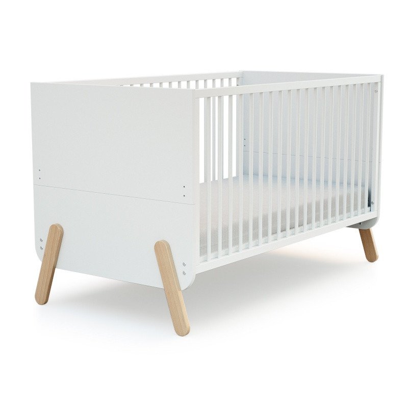 Webaby: PIRATE Convertible Wooden Baby Cot