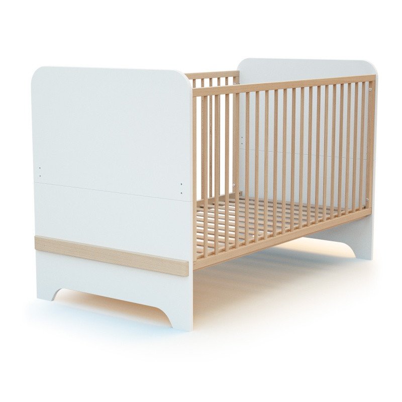 Jurababy: CARROUSEL Convertible Wooden Baby Cot (70 x 140 cm)