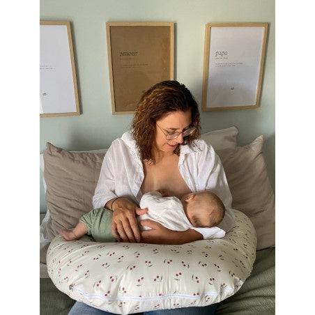 Candide 3-in-1 Multirelax Cotton Maternity & Baby Pillow - Cherries