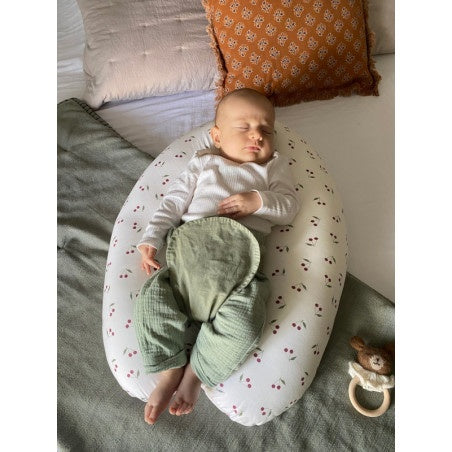 Candide 3-in-1 Multirelax Cotton Maternity & Baby Pillow - Cherries