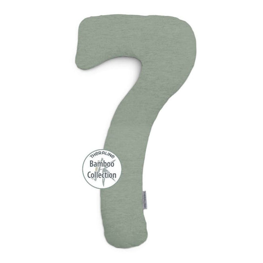 THERALINE my7 Body & Nursing Pillow – Melange Green Grey
