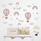 SIPO: Nursery Wall Decals - Hot Air Balloons & Rainbows