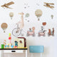 SIPO: Nursery Wall Decals - Giraffe on a Bicycle