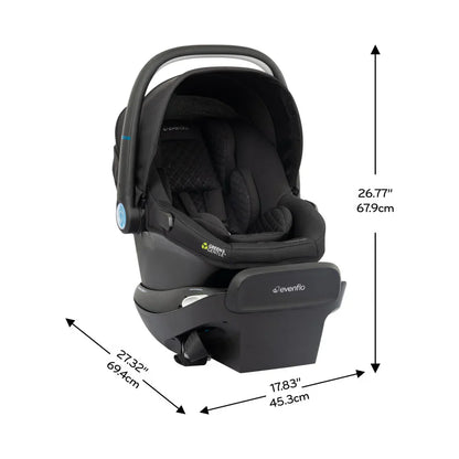 Evenflo Revolve180 LiteMax NXT Rotational Infant Car Seat with SensorySoothe