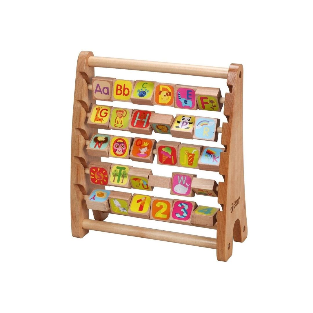 Classic World: Wooden Alphabet Abacus
