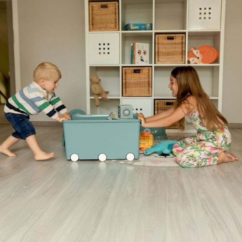 Rolling Storage Chest - Large Size Rose