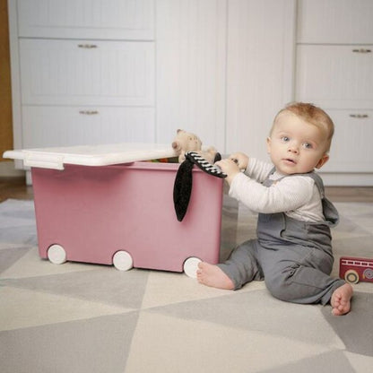 Rolling Storage Chest - Large Size Rose