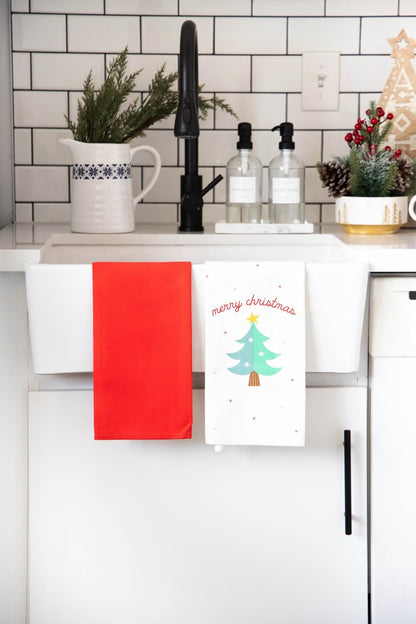 Merry Christmas Tea Towel Set