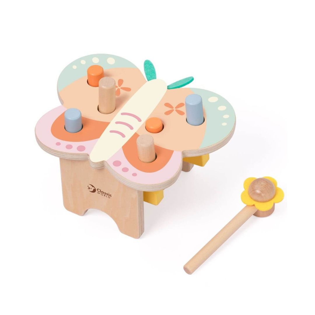Classic World Wooden Butterfly Hammer Bench