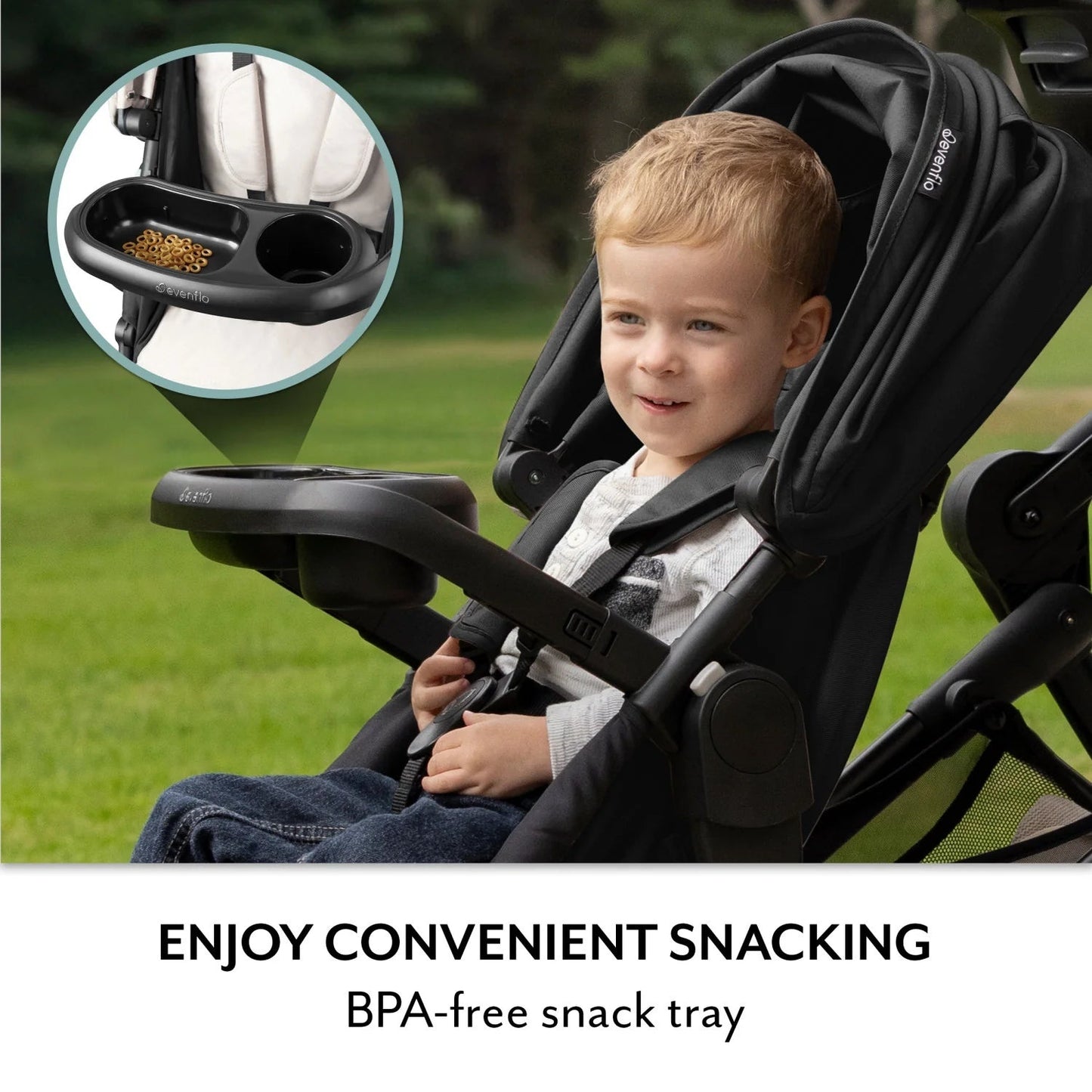 Evenflo: Pivot Xpand NXT Travel System with LiteMax NXT Infant Car Seat | Single-to-Double Stroller