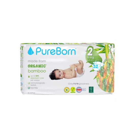 Pure Born Organic Nappies Single Pack
