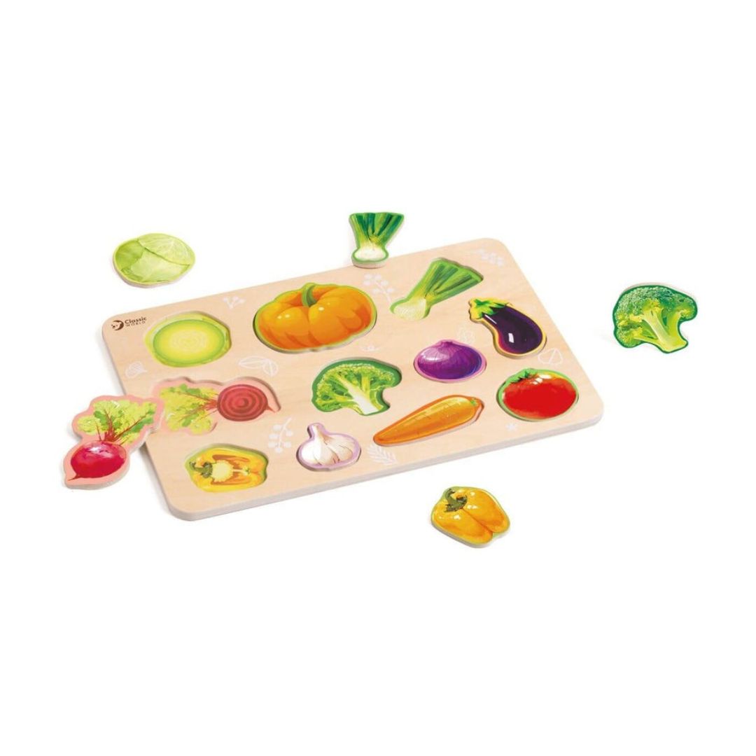 Classic World Wooden Vegetable Puzzle