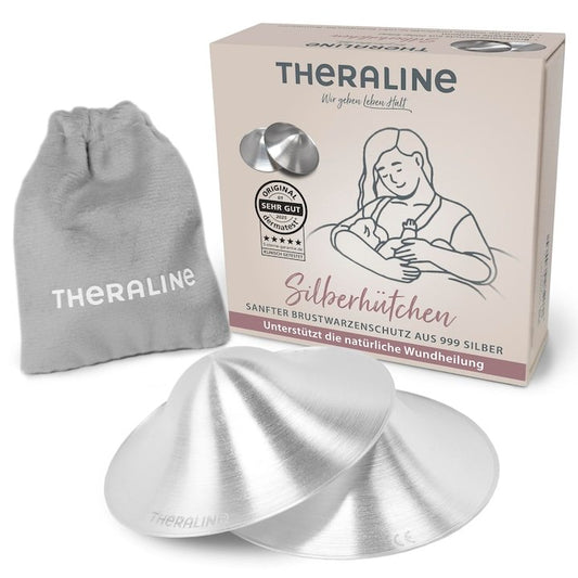 Theraline 999 Pure Silver Nursing Cups (Set of 2, 46mm)