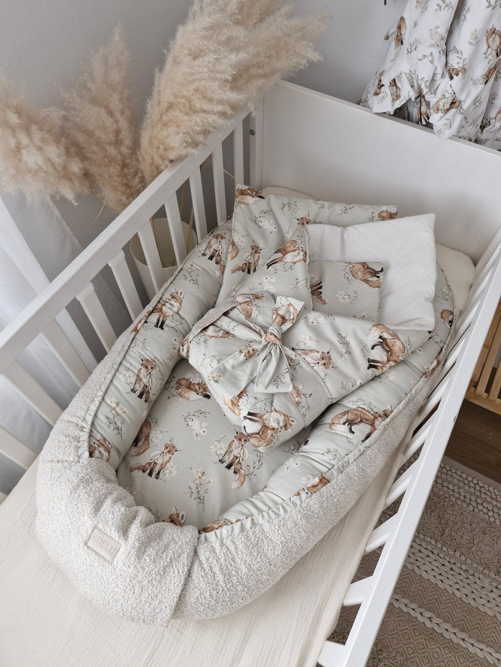 KOELL: Baby Cocoon Nest - Foxes Collection