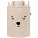 SIPO: Premium Bouclé Toy Storage Basket with Drawstring
