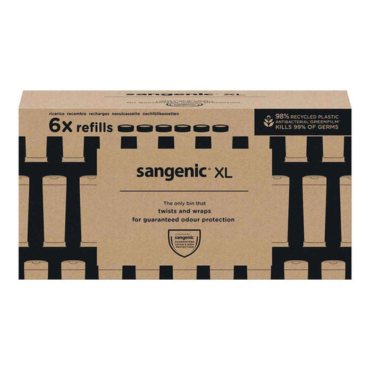 Tommee Tippee Sangenic XL Nappy Disposal Cassettes (6-Pack)
