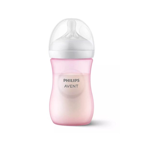 Natural Response Baby Bottle (Pink)
