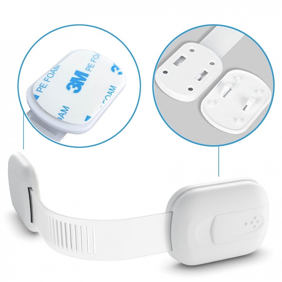 SIPO: Flexible Baby Safety Strap Locks (6 Pack - SBS-217)