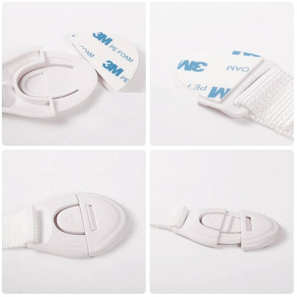 SIPO: Adjustable Baby Safety Strap Locks SBS-216 (Set of 10)