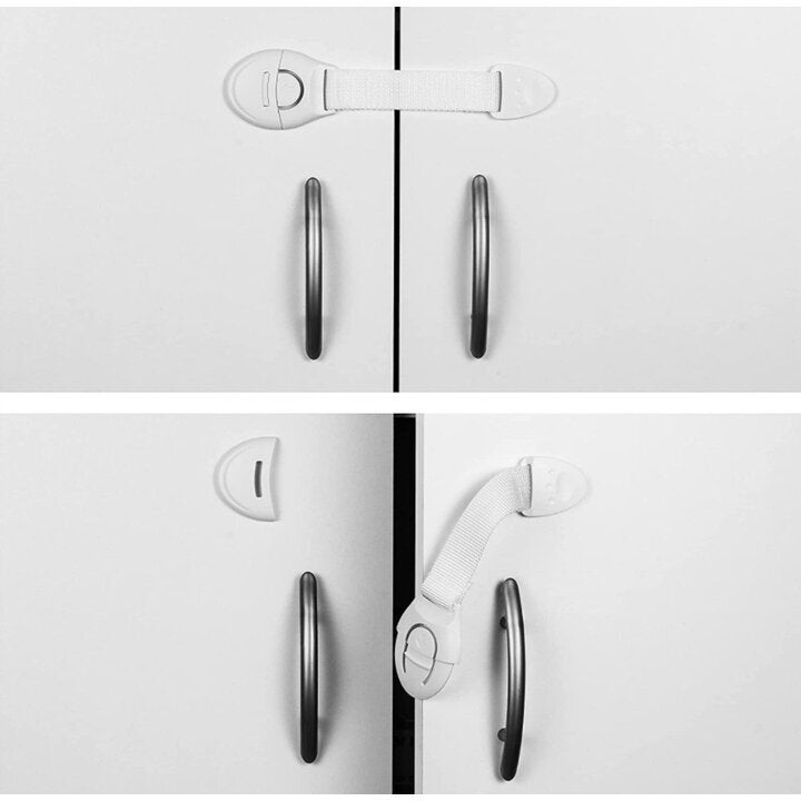 SIPO: Adjustable Baby Safety Strap Locks SBS-216 (Set of 10)