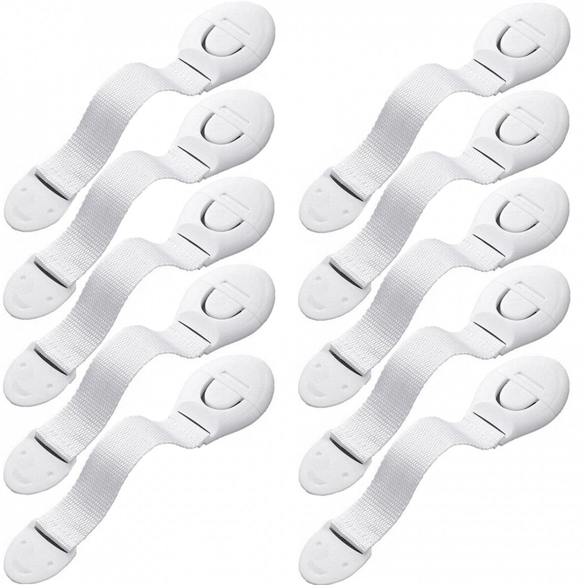 SIPO: Adjustable Baby Safety Strap Locks SBS-216 (Set of 10)