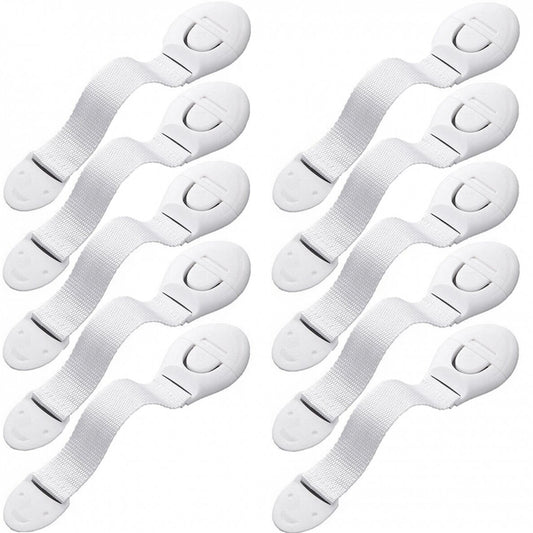 SIPO: Adjustable Baby Safety Strap Locks SBS-216 (Set of 10)